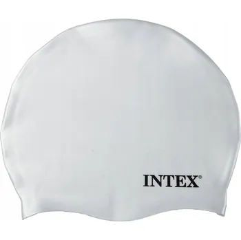 Plavecká čepice Plavecká čepice pro dospělé Silikonová Intex bílá