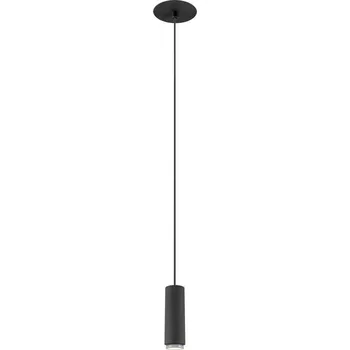 SLV - BIG WHITE LALU® závěsné svítidlo, patice LED, Mix&Match, stříška pro zapuštěnou montáž, délka závěsu 200 cm, 2700/3000 K, 40°, PHASE, černá - BIG WHITE (SLV) LA 1010286