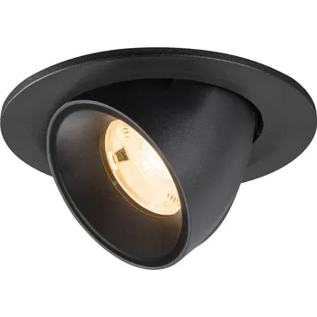 Bodové svítidlo SLV - BIG WHITE NUMINOS® GIMBLE S Stropní vestavné svítidlo, 2700 K, 20°, IP20, kulaté, černé - BIG WHITE (SLV) LA 1009379