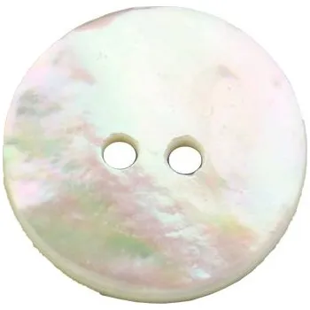 Knoflík Pro Háčkování Kulatý knoflík Ø 18 mm perleťový přírodní