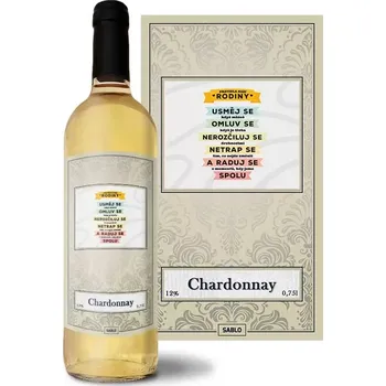 Víno Sablio Bílé víno Pravidla naší rodiny: 0,75 l