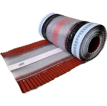 Větrací pás hřebene a nároží VPS 5m/310mm červenohnědý