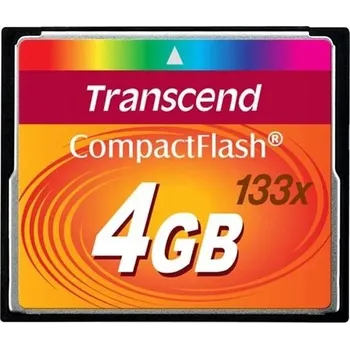 Paměťová karta Paměťová karta CompactFlash Transcend TS4GCF133 4 GB