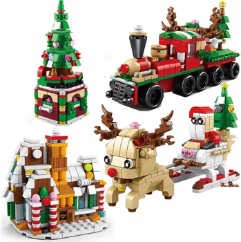 ostatní stavebnice STAVEBNICE VÁNOČNÍ DIY 24× SADA DÁREK