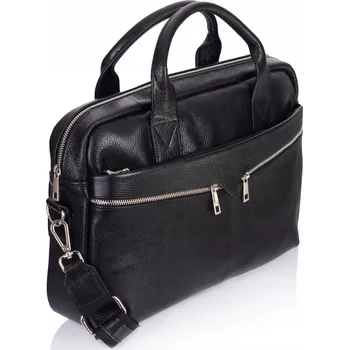 Tizano taška na notebook z přírodní kůže bez vzoru