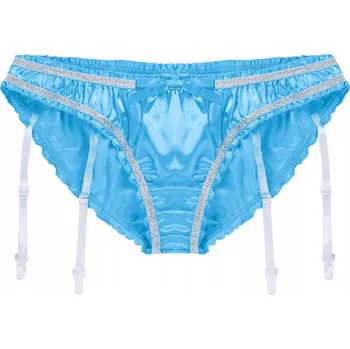 Slipy Pánské slipy s podvazkovým pásem BURLESKA - XXL