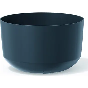 Květináč Květináč plast černý, šedý Prosperplast 39 cm x 39 cm x 21,2 cm