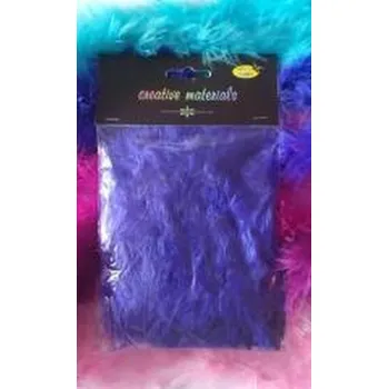 Set školních potřeb Girlanda z piór fioletowa 2m