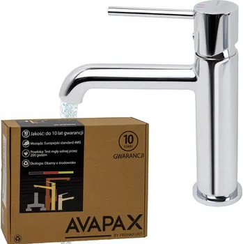 Vodovodní baterie Umyvadlová baterie stojánková Avapax ULTIMATE stříbrná