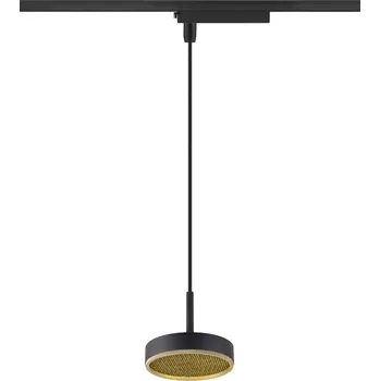 Bodové svítidlo SLV - BIG WHITE GRIP! FLAT 1~ závěsné svítidlo, PHASE, délka závěsu 200 cm, 2700/3000 K, černá / zlatá - BIG WHITE (SLV) LA 1009133