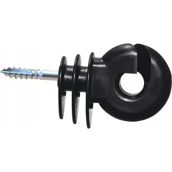 Ohradník Izolátor pro ohradníkové lanko a drát TITAN, se samovrtným šroubem, Kerbl