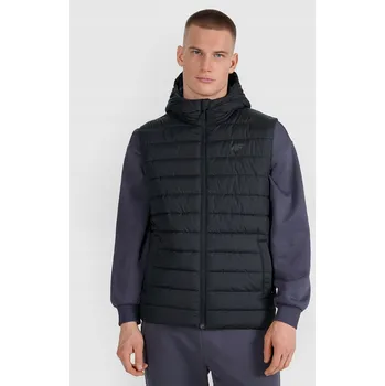 4F pánská vesta KAMIZELKA černá velikost S