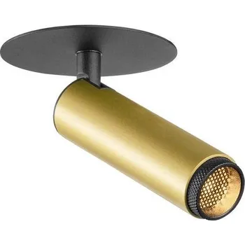 Bodové svítidlo SLV - BIG WHITE GRIP! S Stropní vestavné svítidlo, PHASE, 2700 K, 29°, IP20, válcové, zlaté / černé - BIG WHITE (SLV) LA 1009058