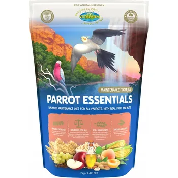 Krmivo pro ptáka PARROT ESSENTIALS celoroční granulát pro papoušky 2kg