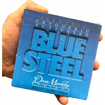 Struna pro kytaru a smyčcový nástroj Dean Markley Blue Steel 10-56 struny pro 7strunnou kytaru
