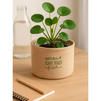 Úložný box Sinsay - Úložný koš s květinovým motivem - béžová - 273GO-08X - 273GO-08X-ONE