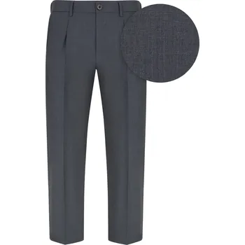 Pánské kalhoty Šedé pánské kalhoty s rovnou nohavicí v střihu Pako Lorente vel