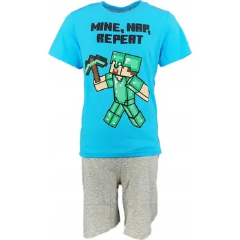Chlapecké pyžamo PYŽAMO MINECRAFT 8 let 128 cm TRIČKO KALHOTY