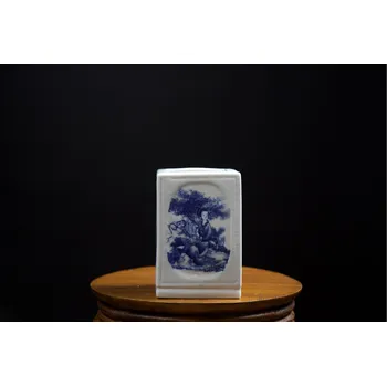 Dóza na potraviny Porcelánová dóza „V básních a stínech modři“ 在米飯上