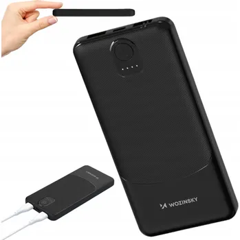 Powerbanka Powerbank Wozinsky 10000 mAh černý