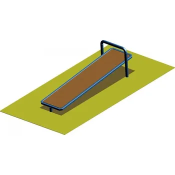 Posilovací věž Posilovací lavice šikmá WK10a - břicho, Workoutový prvek