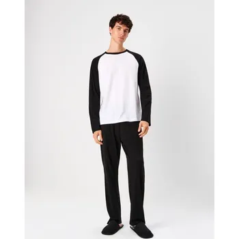 Sinsay - Dvoudílná pyžamová souprava - černá - 681EL-99X - 681EL-99X-XXL