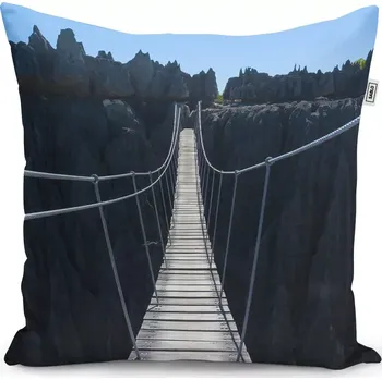Polštář Sablio Polštář Visutý most - 40x40 cm