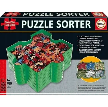Obraz Podnosy na třídění puzzle, sorter, 6 ks, 196x196 mm