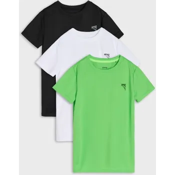 Pánské tričko Sinsay - Sada 3 triček s dlouhými rukávy Active - černá - 278BT-99X - 278BT-99X-122