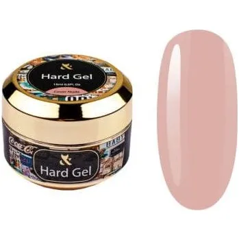 Lak na nehty F.O.X Hard gel Cover Nude, 30 ml - stavební gel