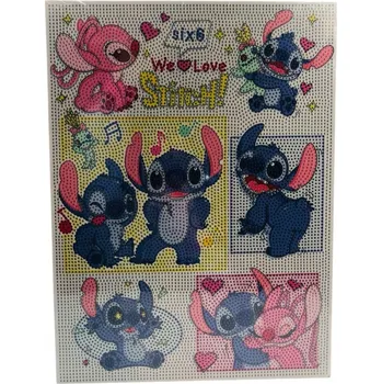 Diamantové malování Diamantové malování pro děti STITCH mozaika sada