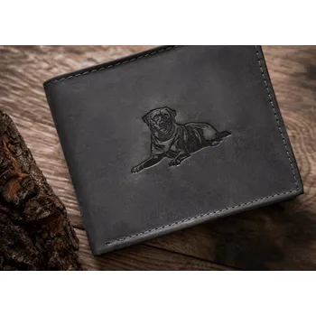 Peněženka Always Wild peněženka pravá nubuková kůže černá - muž