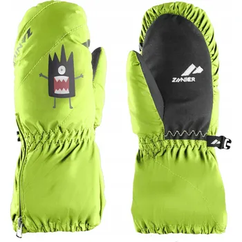Rukavice Nepromokavé dětské palčáky ZANIER Monster.STX na zip, teplé, zelené