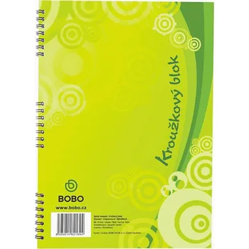 Blok Blok kroužkový College BOBO A4 čtvereček, 40listů