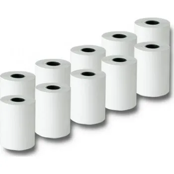 Kotouček do pokladny a tiskárny štítků Qoltec termo role 57 x 15 55g/m2 10 ks BPA free