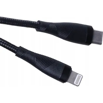 Datový kabel Kabel Maxlife USB typ C - Apple Lightning 1 m černý