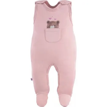 Dupačky Eevi Růžové dupačky s medvídkem