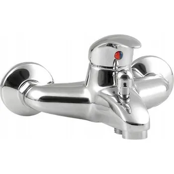 Vodovodní baterie Nástěnná vanová baterie Aqualine Kasiopea stříbrná