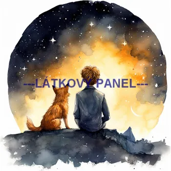 Látkový panel - Dětský - DE-221 Velikost: 25x25cm, Materiál: Teplákovina nepočesaná