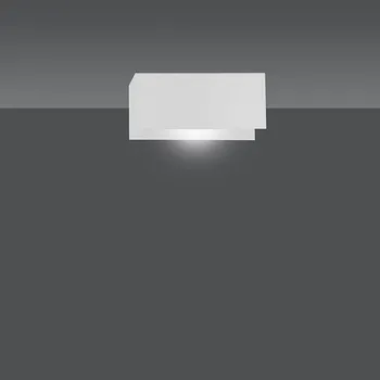 Nástěnné svítidlo Emibig TOLOS K1 WHITE Nástěnná lampa Ocel lakovaná Bílá 15W MAX