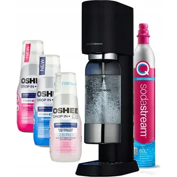 Výrobník sody SodaStream Enso Black perlivá Výrobník sody - černá