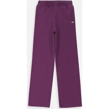 LEMON EXPLORE Dívčí sportovní tepláky ZL3 s širokými nohavicemi FIALOVÁ