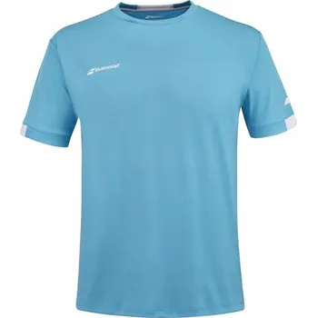 Pánské tričko TRIČKO BABOLAT PLAY CREW NECK TEE BOY CYAN BLUE 152