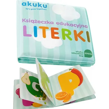 Akuku edukativní knížka písmenka A0475 do koupele do vody