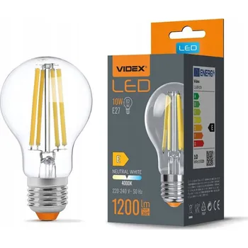 Žárovka LED žárovka Filament E27 A60 10W neutrální bílá