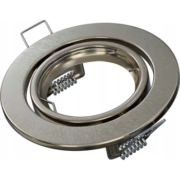 Bodové svítidlo HALOGENOVÉ SVÍTIDLO KULATÉ SATÉNOVÉ POHYBLIVÉ PRO GU10