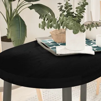 Konferenční stolek vidaXL Stolní deska 100x50x4 cm masivní dub oválný [4009082] Barva: tmavě hnědá