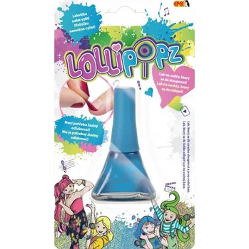 Dekorativní kosmetika Lak na nehty Lollipopz blistr - modrý