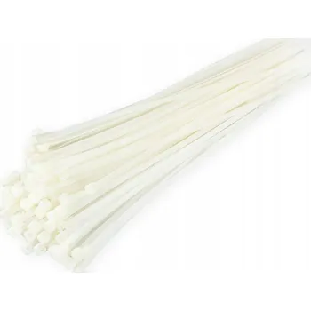 Vrták Upínací pásky bílé 4.8×200mm 100 ks AMIO-04310