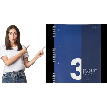 Blok Kroužkový blok A4 Hamelin 100 listů tvrdé desky